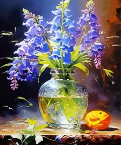 Bluebells Vase Diamond Painting