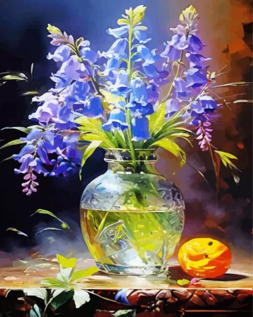 Bluebells Vase Diamond Painting