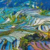 Terreces Landscape Art Diamond Painting