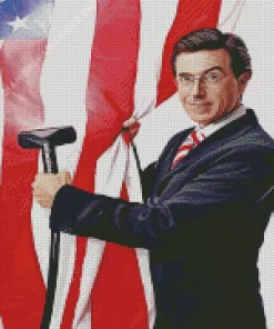 Stephen Colbert Diamond Painting
