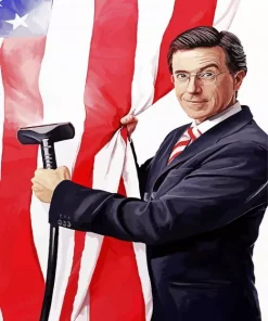 Stephen Colbert Diamond Painting