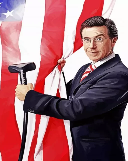 Stephen Colbert Diamond Painting