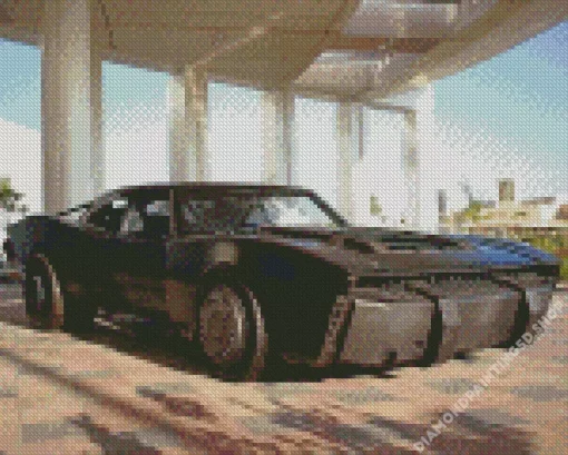 The Batmobile Car Diamond Painting