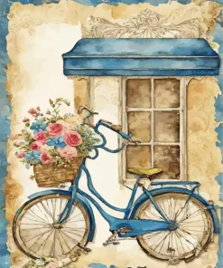 Vintage Bike Diamond Painting