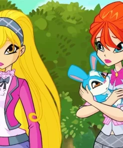 Cute Bloom And Stella Diamond Painting