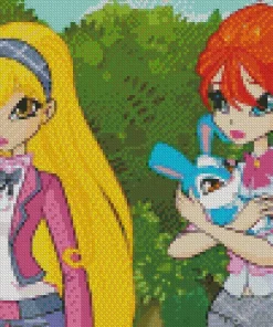 Cute Bloom And Stella Diamond Painting