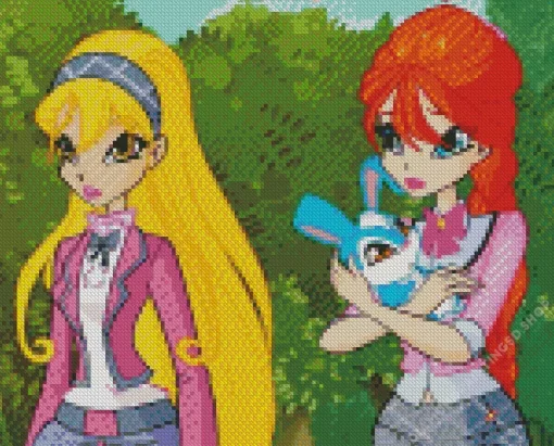 Cute Bloom And Stella Diamond Painting