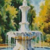 Abstract Fountain Diamond Painting