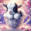 Aesthetic Cute Goat Diamond Painting