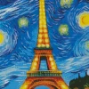 Eiffel Tower Van Gogh Diamond Painting