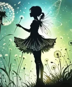 Fairy Silhouette Diamond Painting
