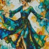 Female Dancer Art Diamond Painting