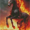 Fire Horse Diamond Painting