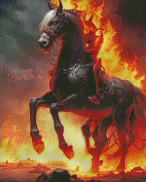 Fire Horse Diamond Painting