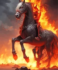 Fire Horse Diamond Painting