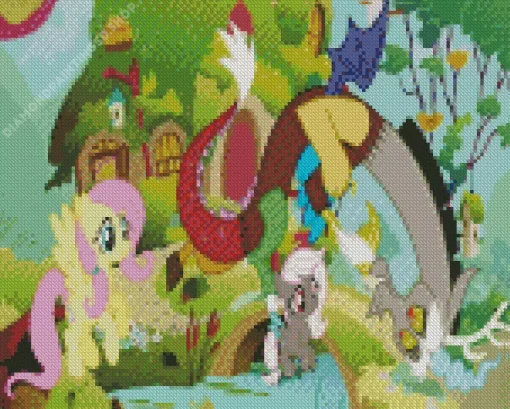 Fluttershy Husband Diamond Painting