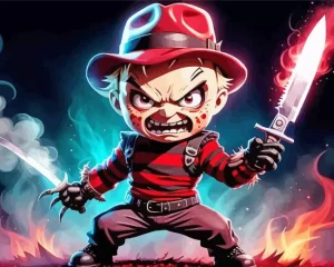 Freddy Krueger Diamond Painting