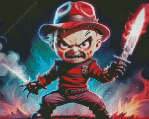 Freddy Krueger Diamond Painting