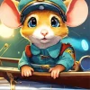 Pilot Mouse Diamond Painting