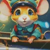 Pilot Mouse Diamond Painting