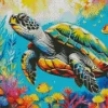 Aesthetic Turtle Art Diamond Painting