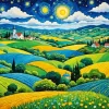 Van Gogh Landscape Diamond Painting