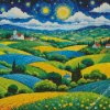 Van Gogh Landscape Diamond Painting