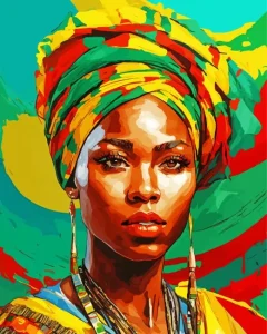 African Face Art Diamond Painting
