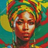 African Face Art Diamond Painting