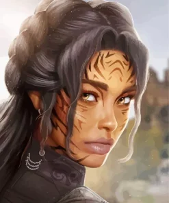 Badass Woman Diamond Painting