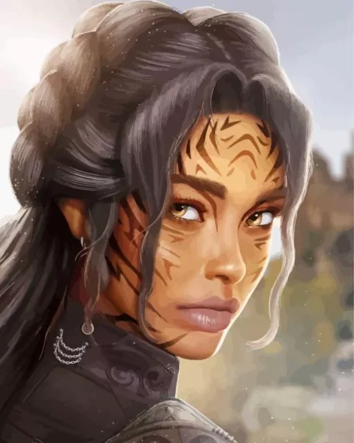 Badass Woman Diamond Painting