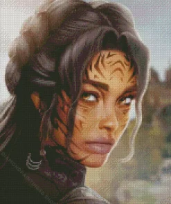 Badass Woman Diamond Painting