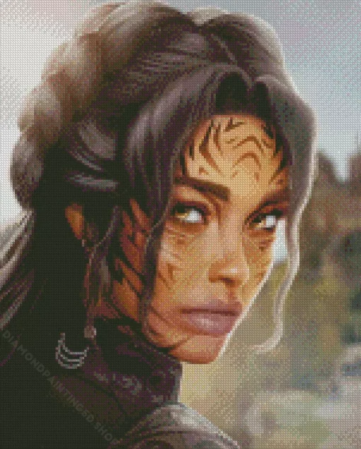 Badass Woman Diamond Painting