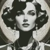 Elegant Woman Diamond Painting
