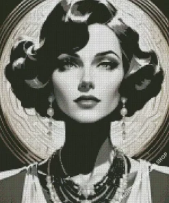 Elegant Woman Diamond Painting