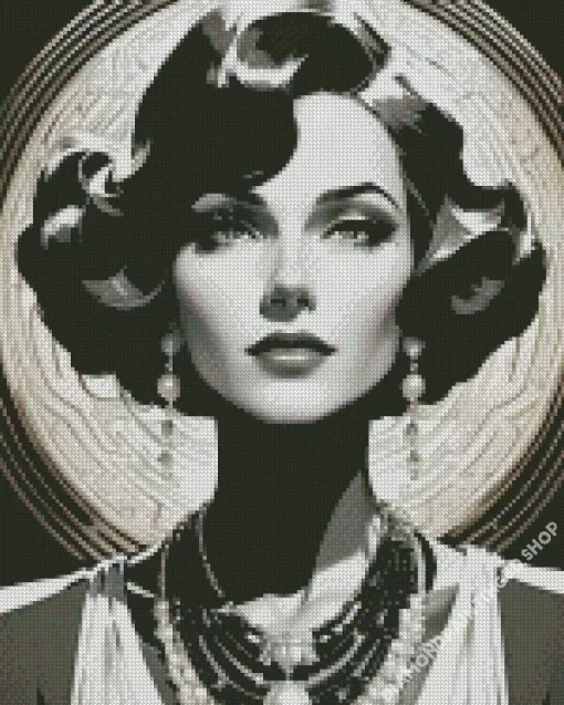 Elegant Woman Diamond Painting