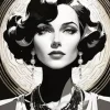 Beautiful Elegant Woman Diamond Painting