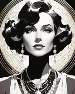 Elegant Woman Diamond Painting