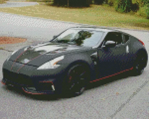 Black Nissan 370z Diamond Painting