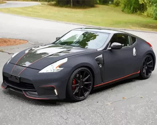Black Nissan 370z Diamond Painting