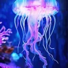 Blue And Pink Jellyfish Diamond Painting