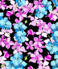 Pink Orchids Diamond Painting