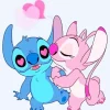 Stitch Couple Diamond Painting