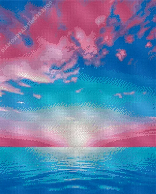 Sunset Sea Diamond Painting