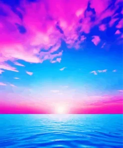 Sunset Sea Diamond Painting