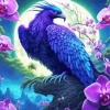 Bird And Flowers Diamond Painting