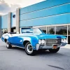 Blue Buick Skylark Diamond Painting