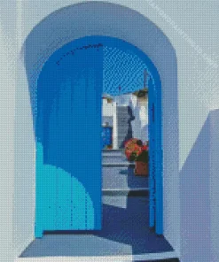 Door Greece Diamond Painting