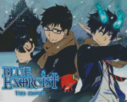Blue Exorcist Poster Diamond Painting