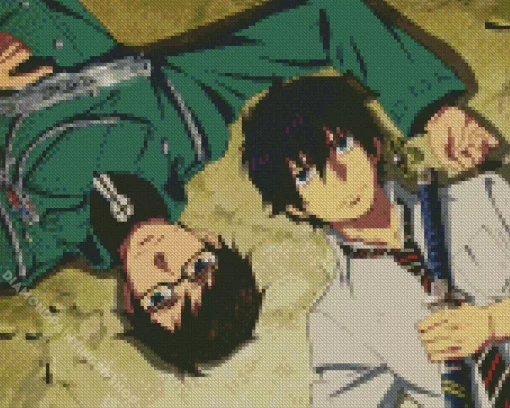 Rin And Yukio Diamond Painting